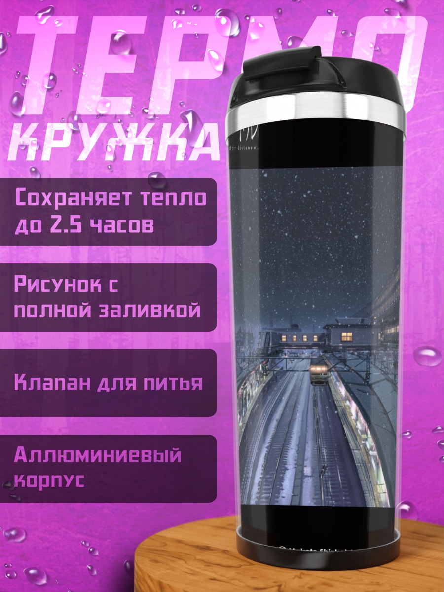Термокружка 5 сантиметров в секунду