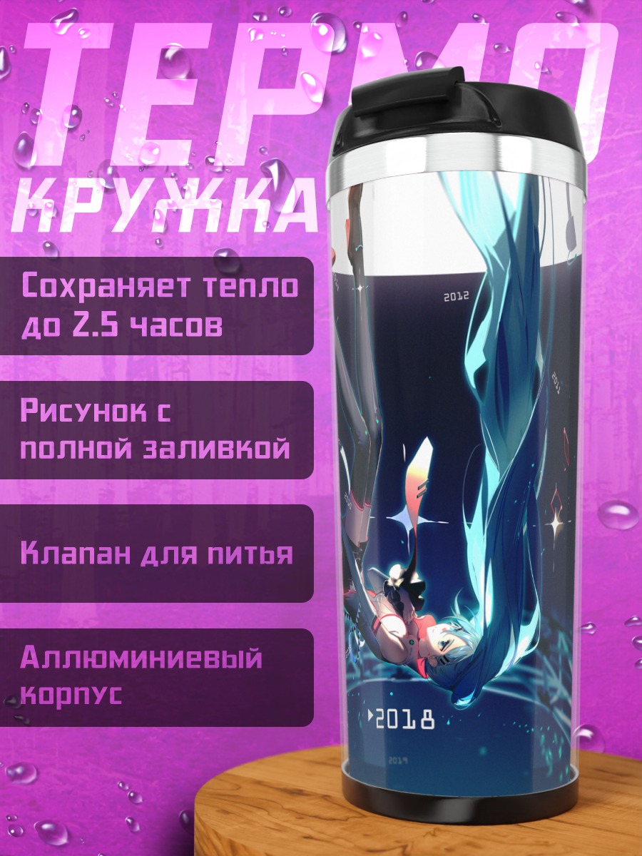 Термокружка Мику Хацунэ в космосе