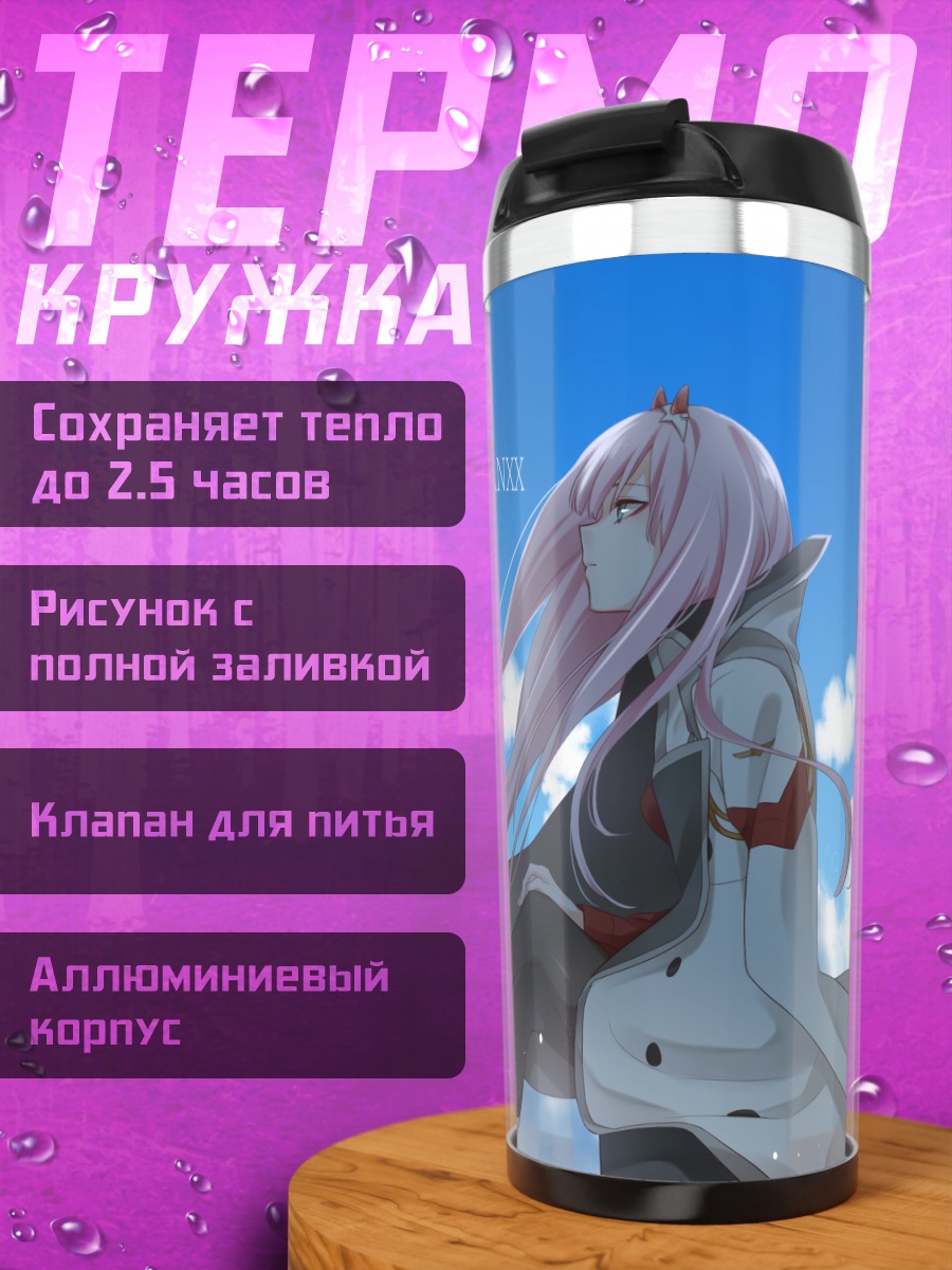 Термокружка Зеро Ту в небе