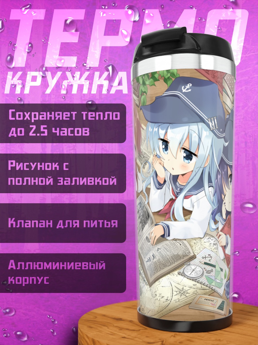 Термокружка Девочки Канколле за картой