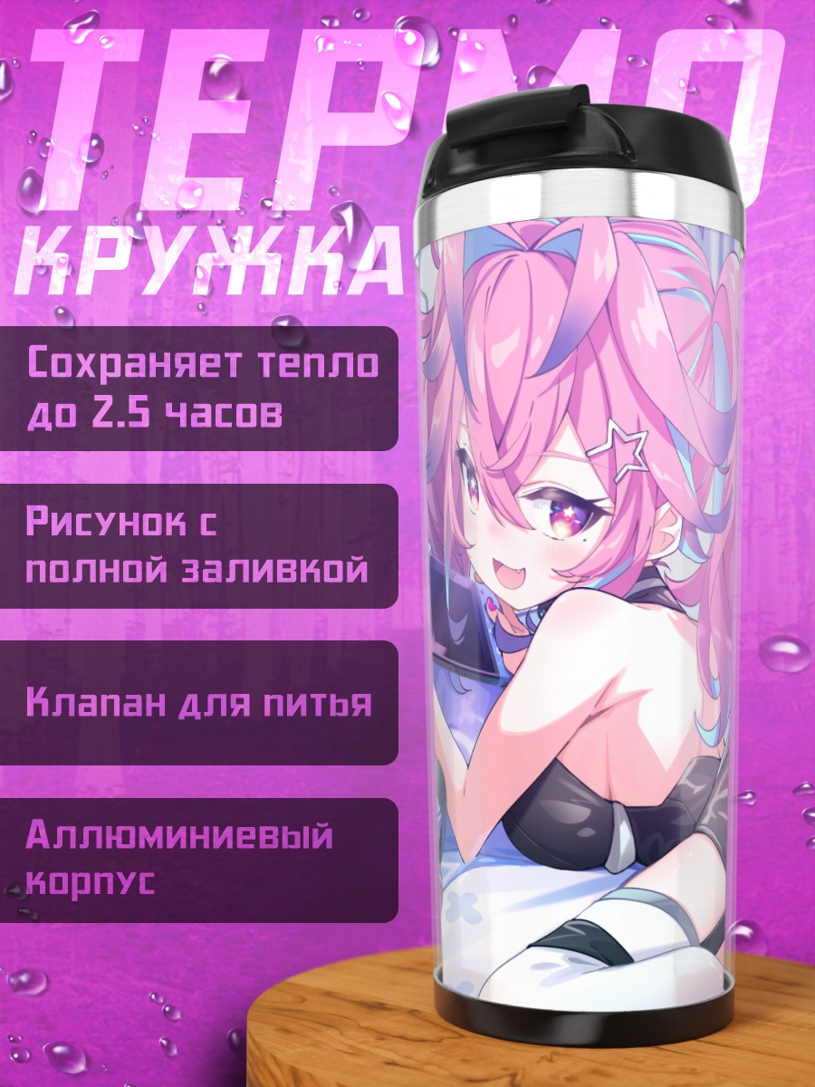 Термокружка Неби Небу в киберпространстве