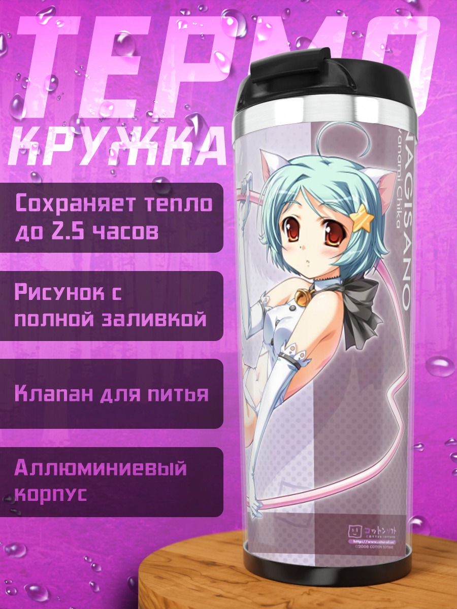 Термокружка Чика Иванами в рыбе