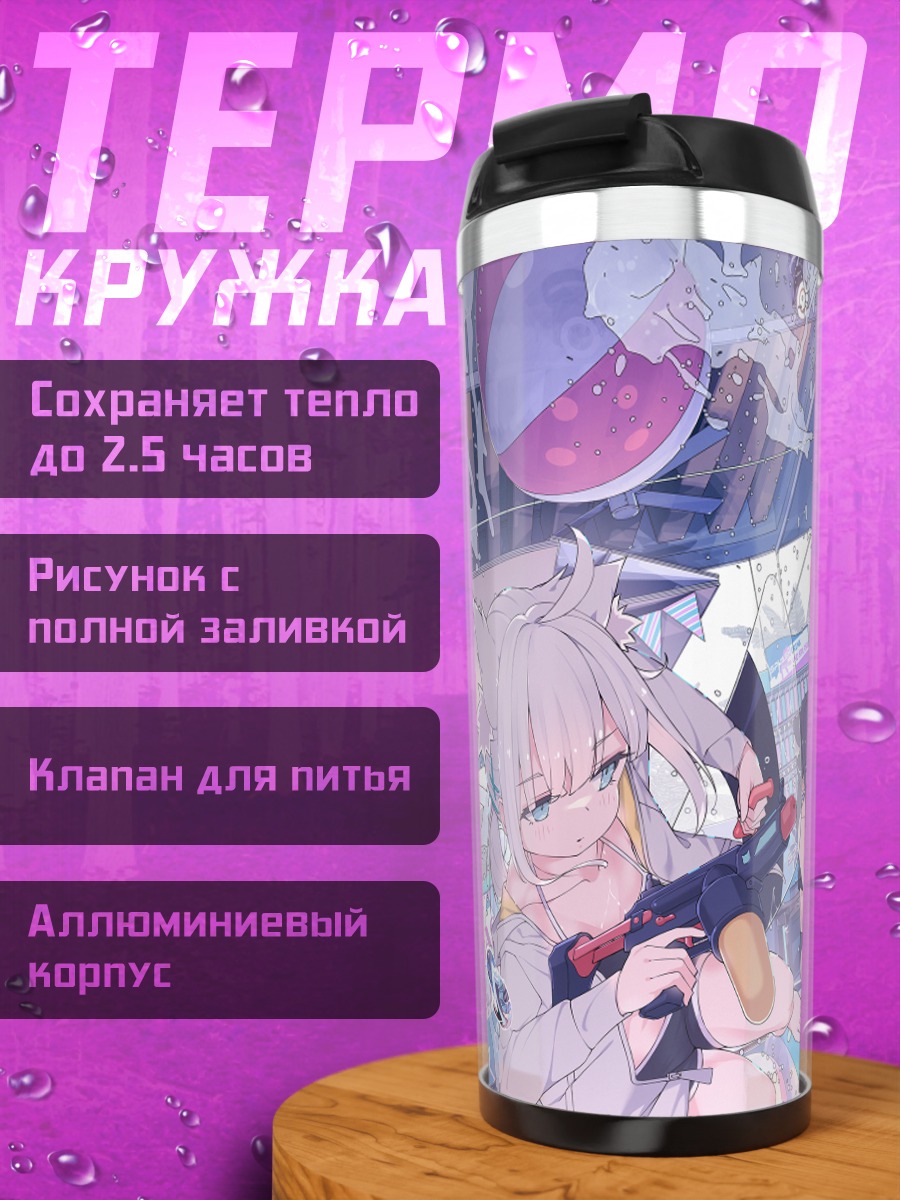 Термокружка Девушки на пляже