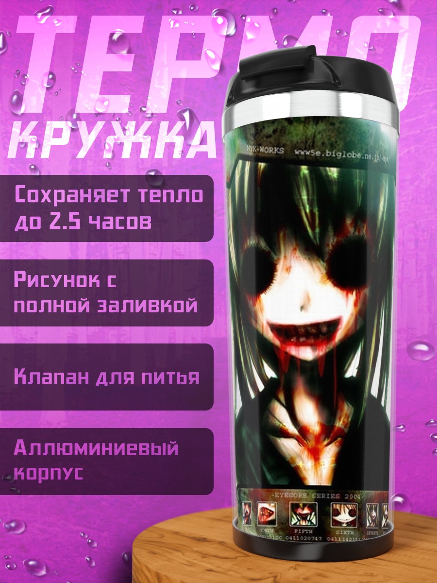 Термокружка Кровавая улыбка