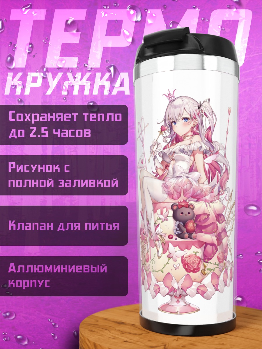 Термокружка Девушки с тортом