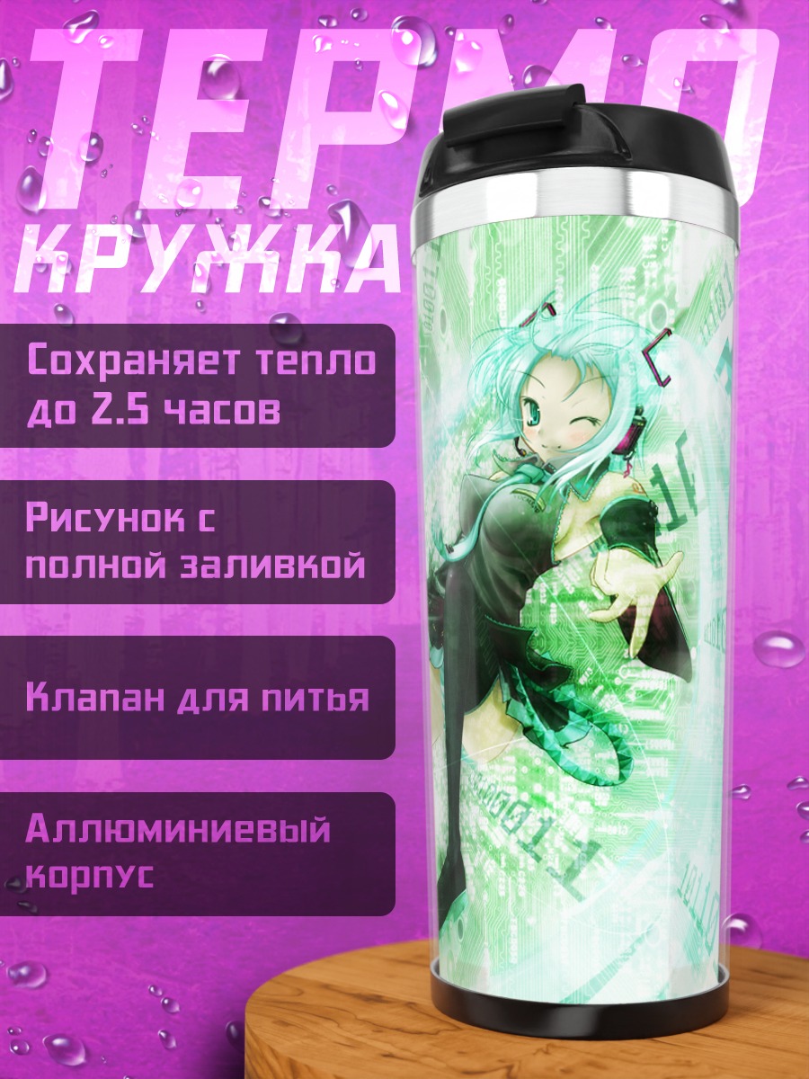 Термокружка Мику Хацунэ в цифрах