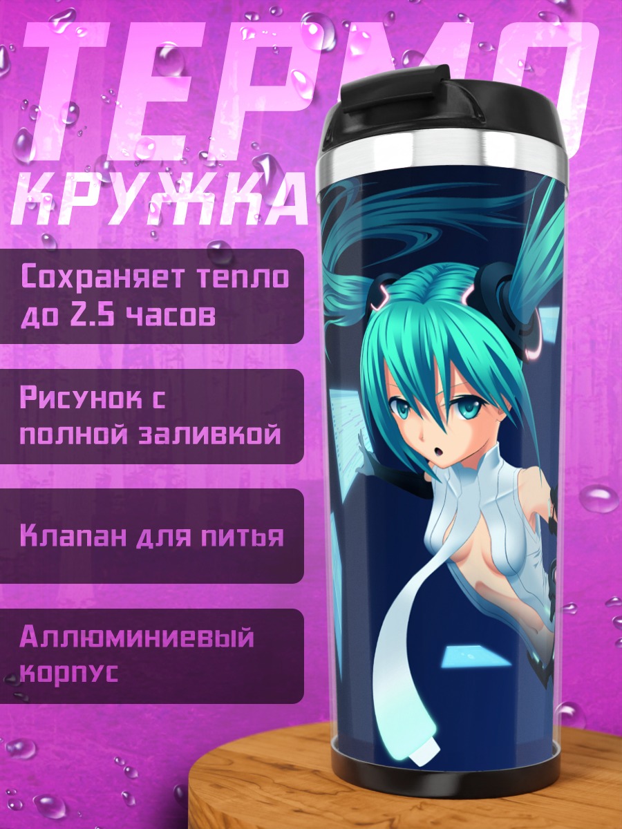 Термокружка Мику Хацунэ в цифрах