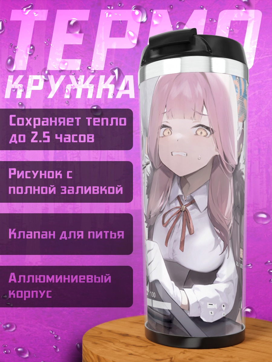 Термокружка Ару Рикухачима и команда