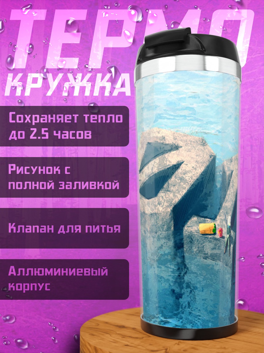 Термокружка Цифры в воде