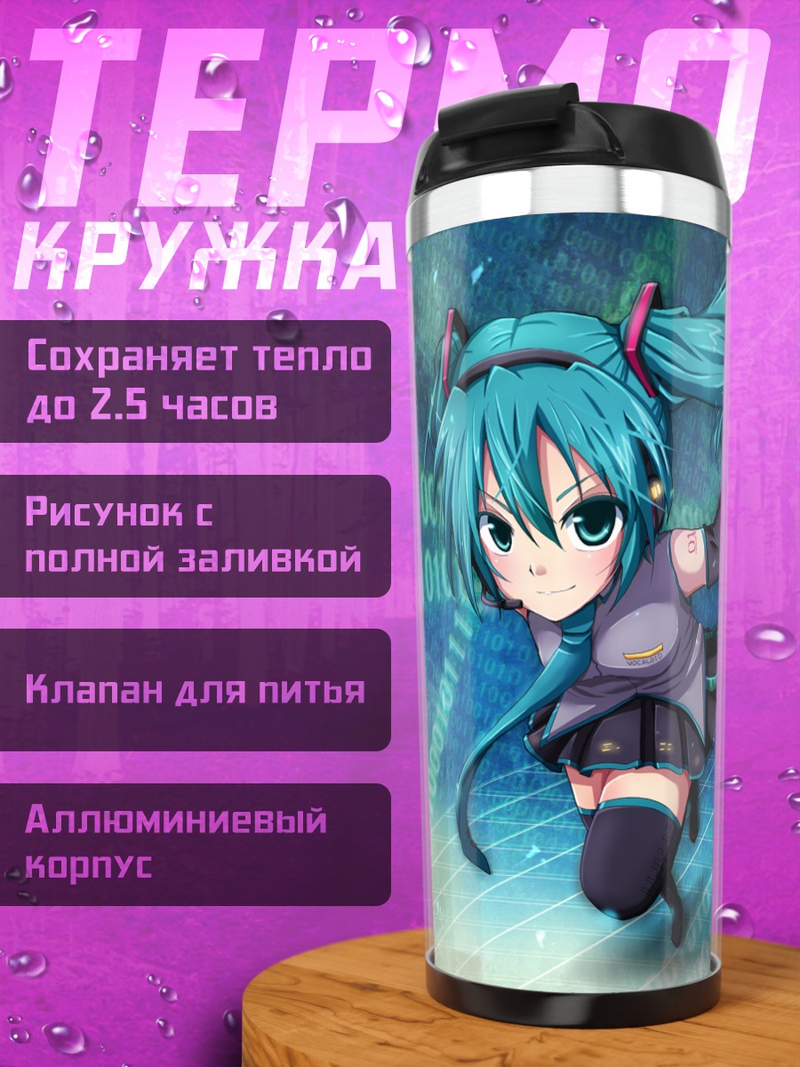 Термокружка Мику Хацунэ в цифрах
