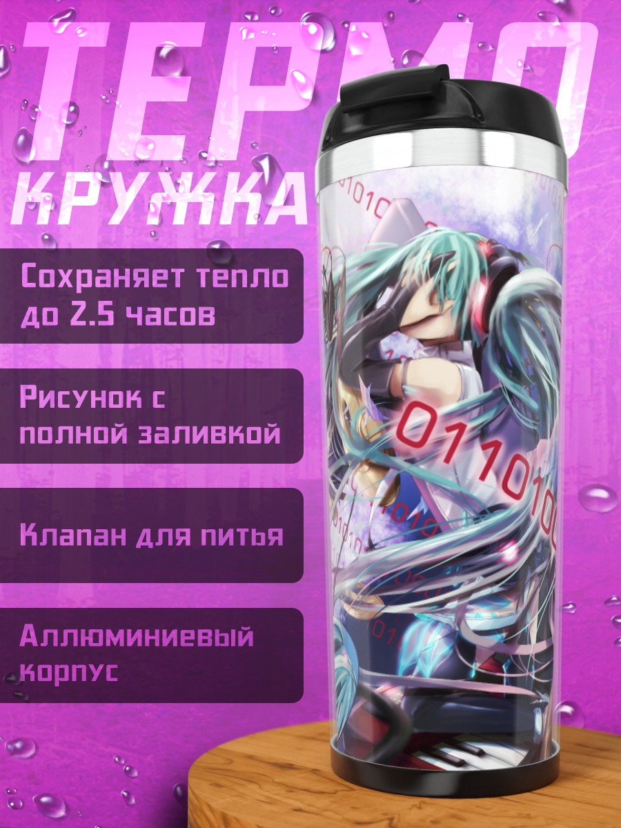 Термокружка Мику Хацунэ в цифрах