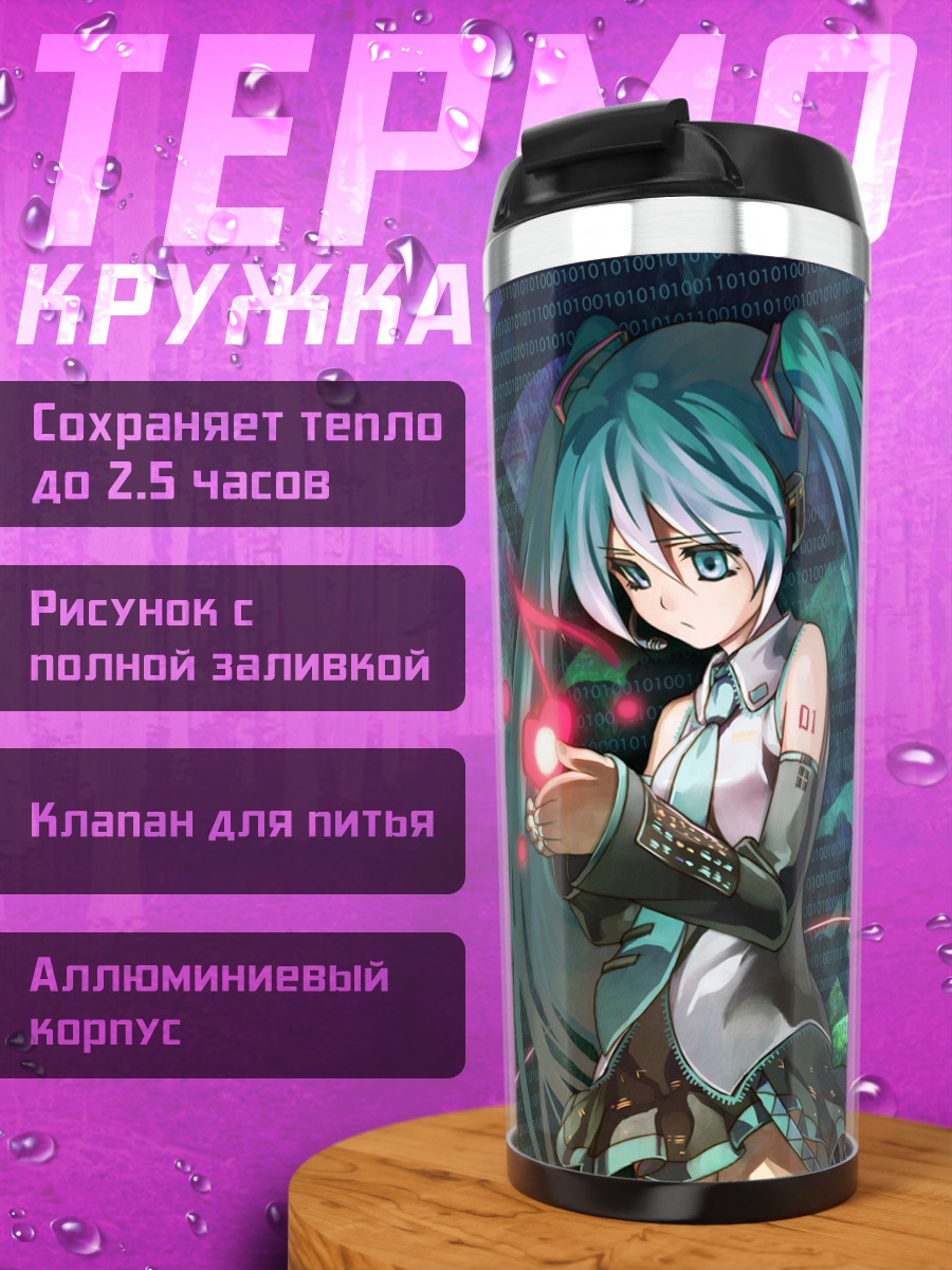 Термокружка Мику Хацунэ в цифрах