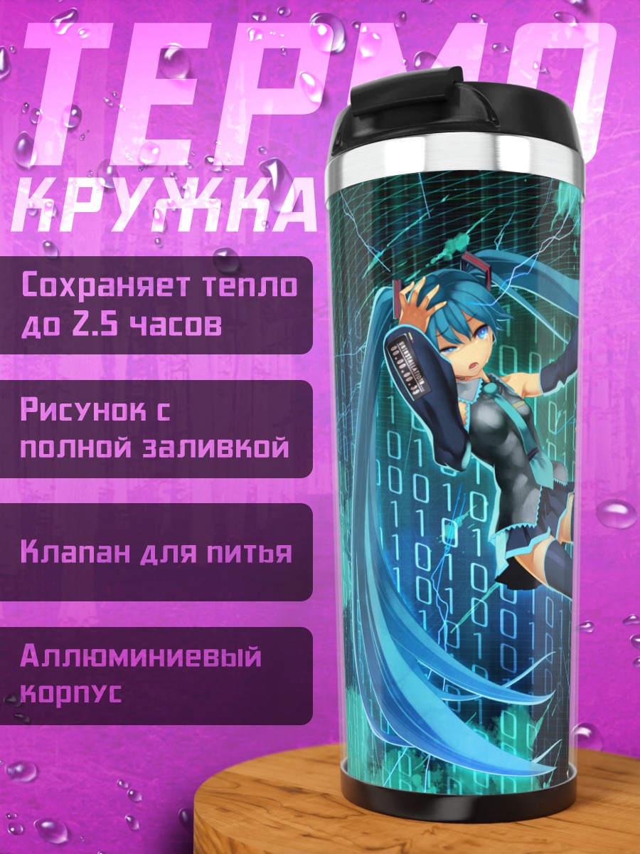 Термокружка Мику Хацунэ в цифрах