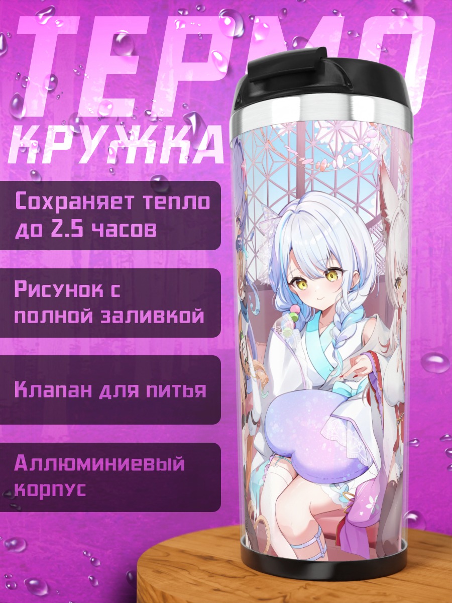 Термокружка Девушки в шарах