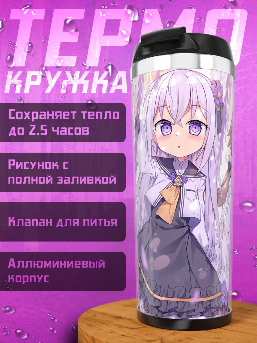 Термокружка Девушки Blue Archive