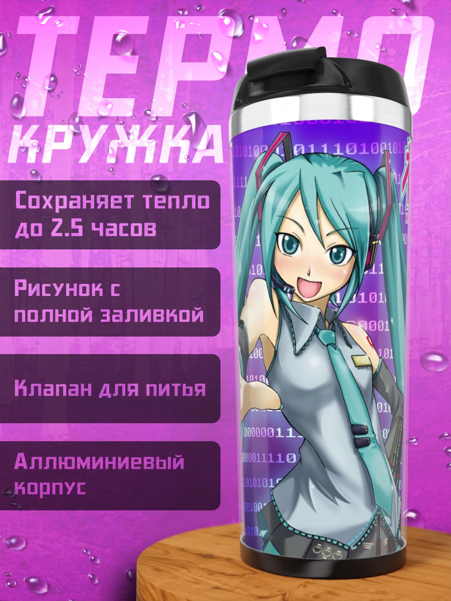 Термокружка Мику Хацунэ в цифрах