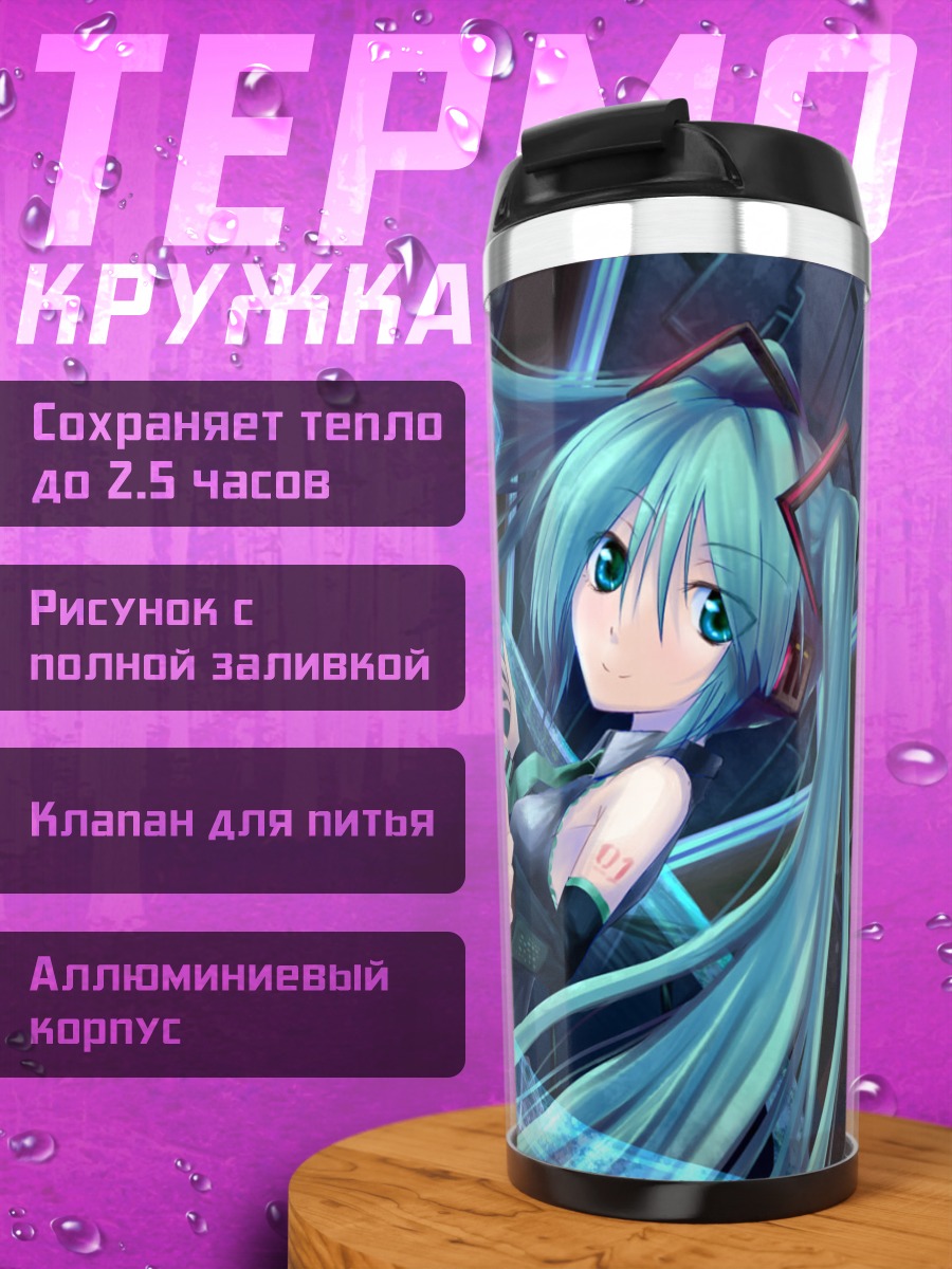 Термокружка Мику Хацунэ в цифрах