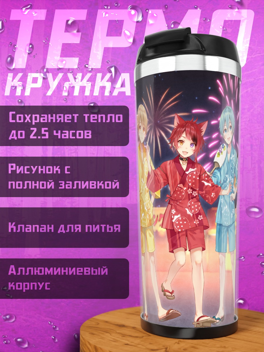 Термокружка Парни в юкатах
