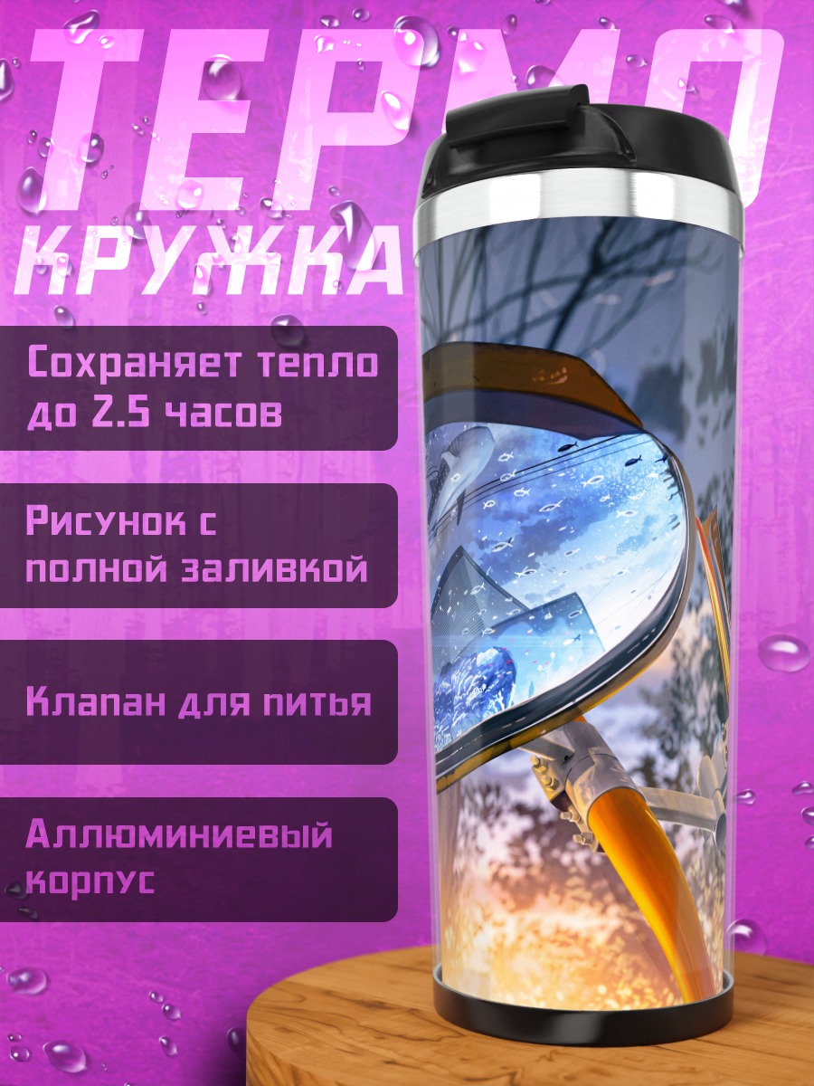 Термокружка Зеркало на закате