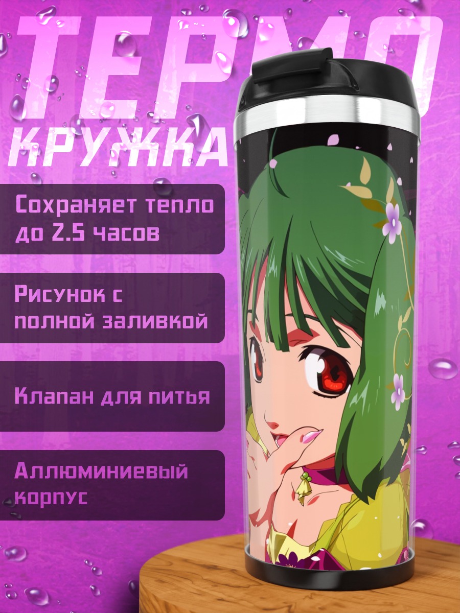 Термокружка Ранка Ли в цветах