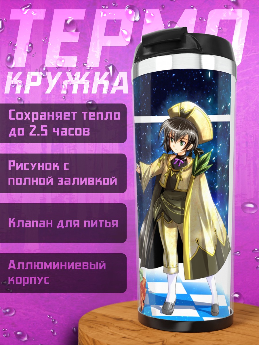 Термокружка Девушки в цветах