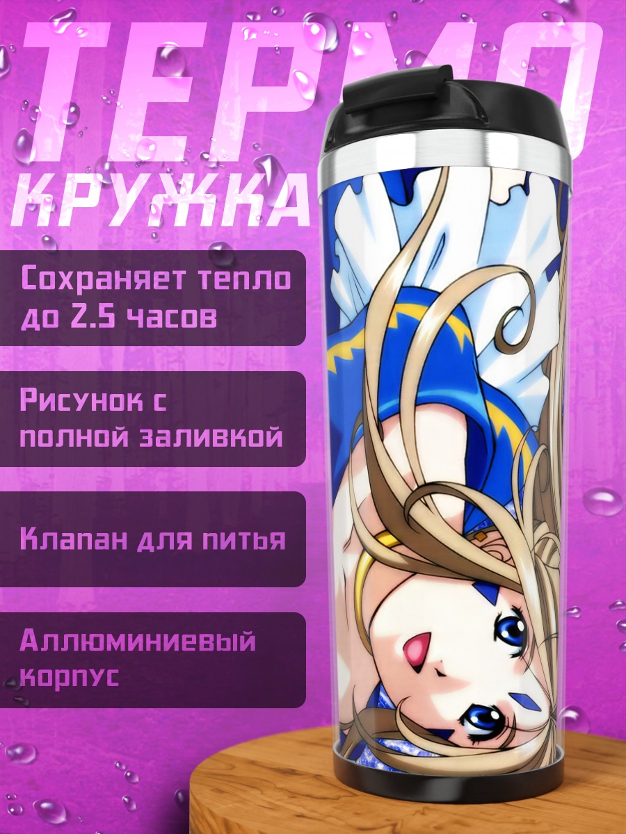 Термокружка Белданди в синем