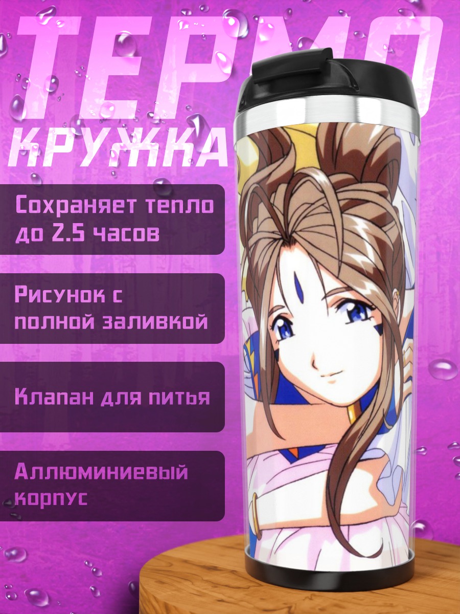 Термокружка Бельданди в голубом