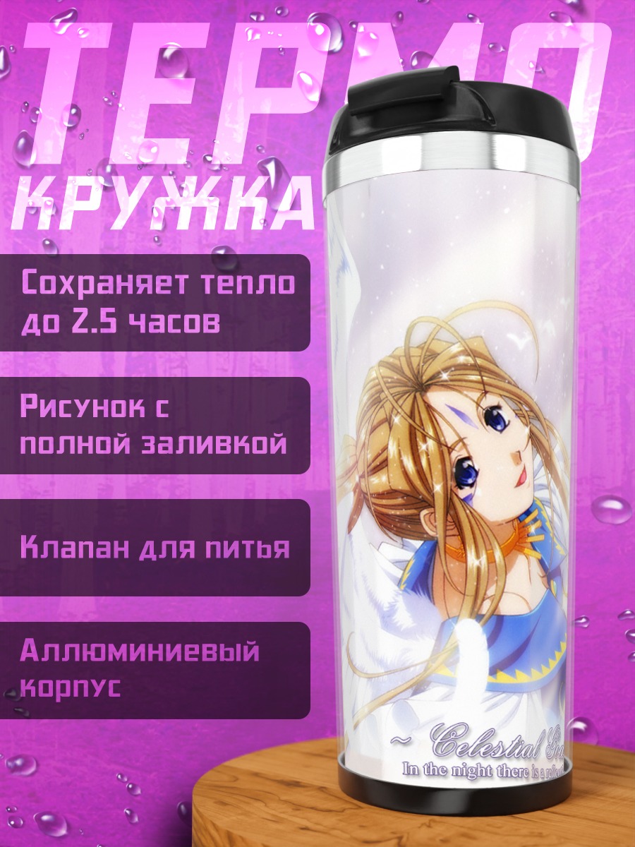Термокружка Бельданди в облаках