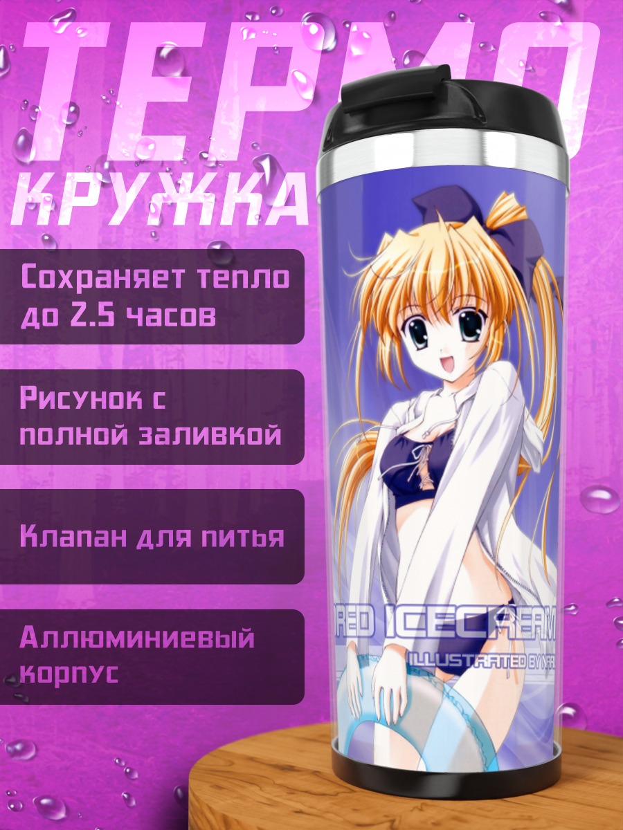 Термокружка Мику Хацунэ с мороженым