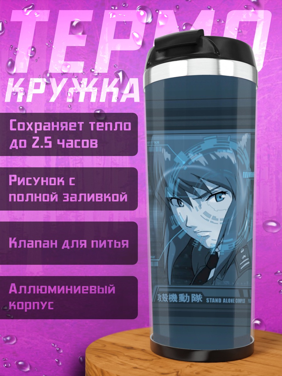 Термокружка Мотоко Кусанаги в сети