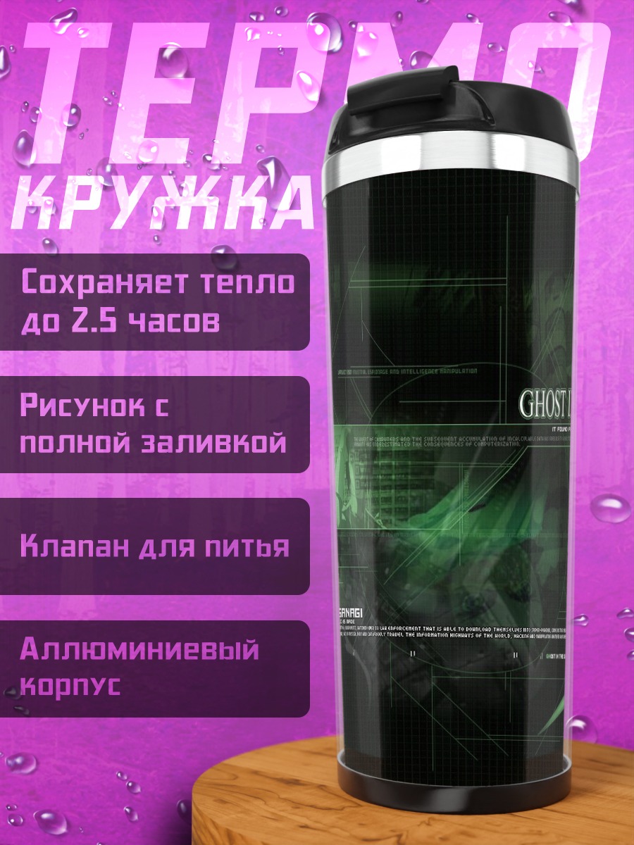 Термокружка Мотоко Кусанаги в сети