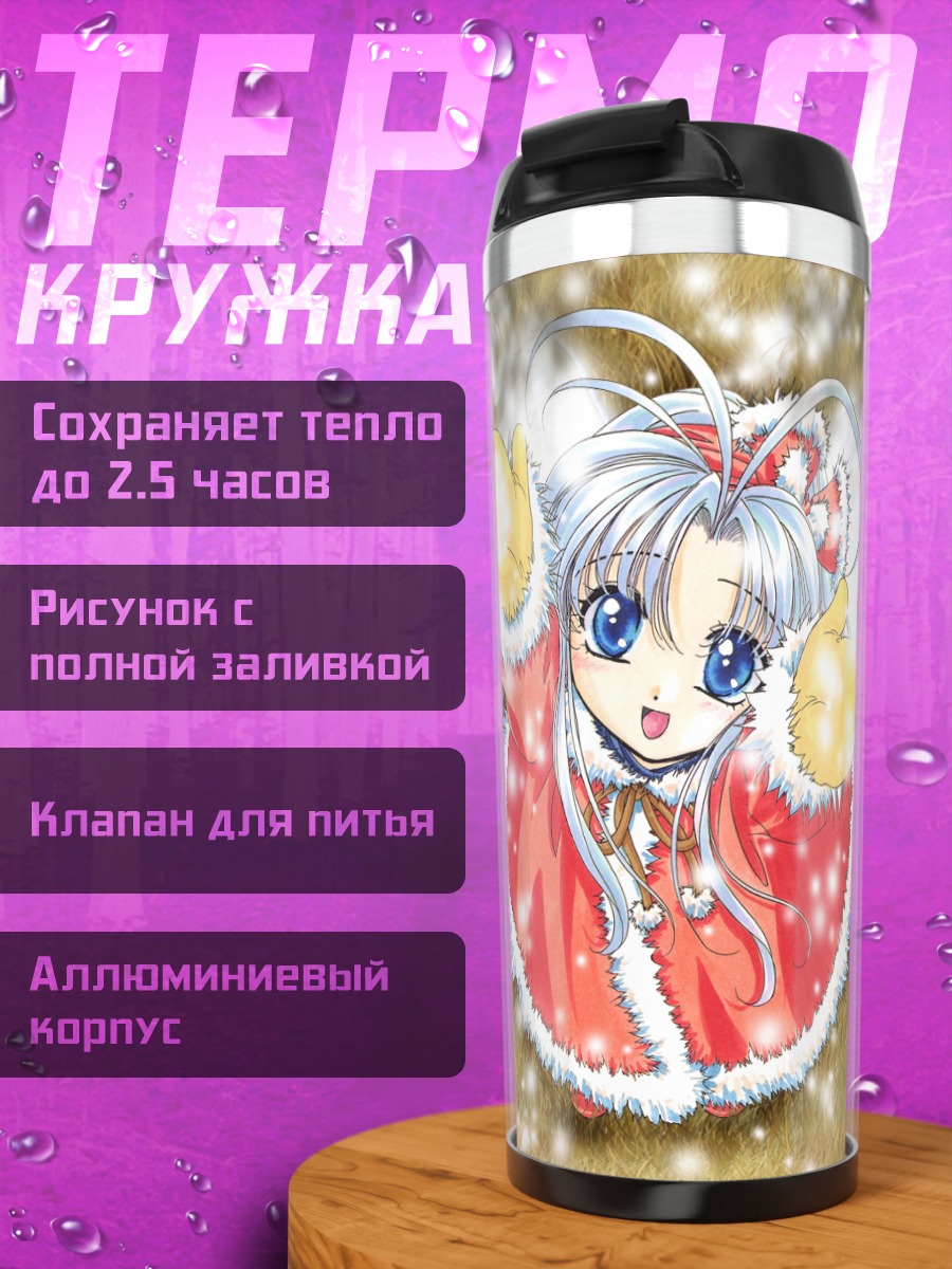 Термокружка Шаолинь в красном