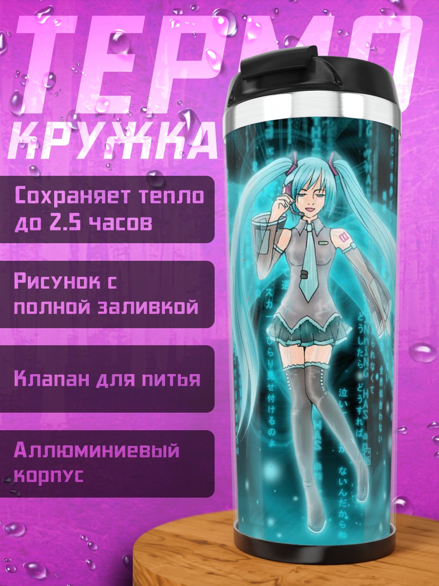 Термокружка Мику Хацунэ в цифрах