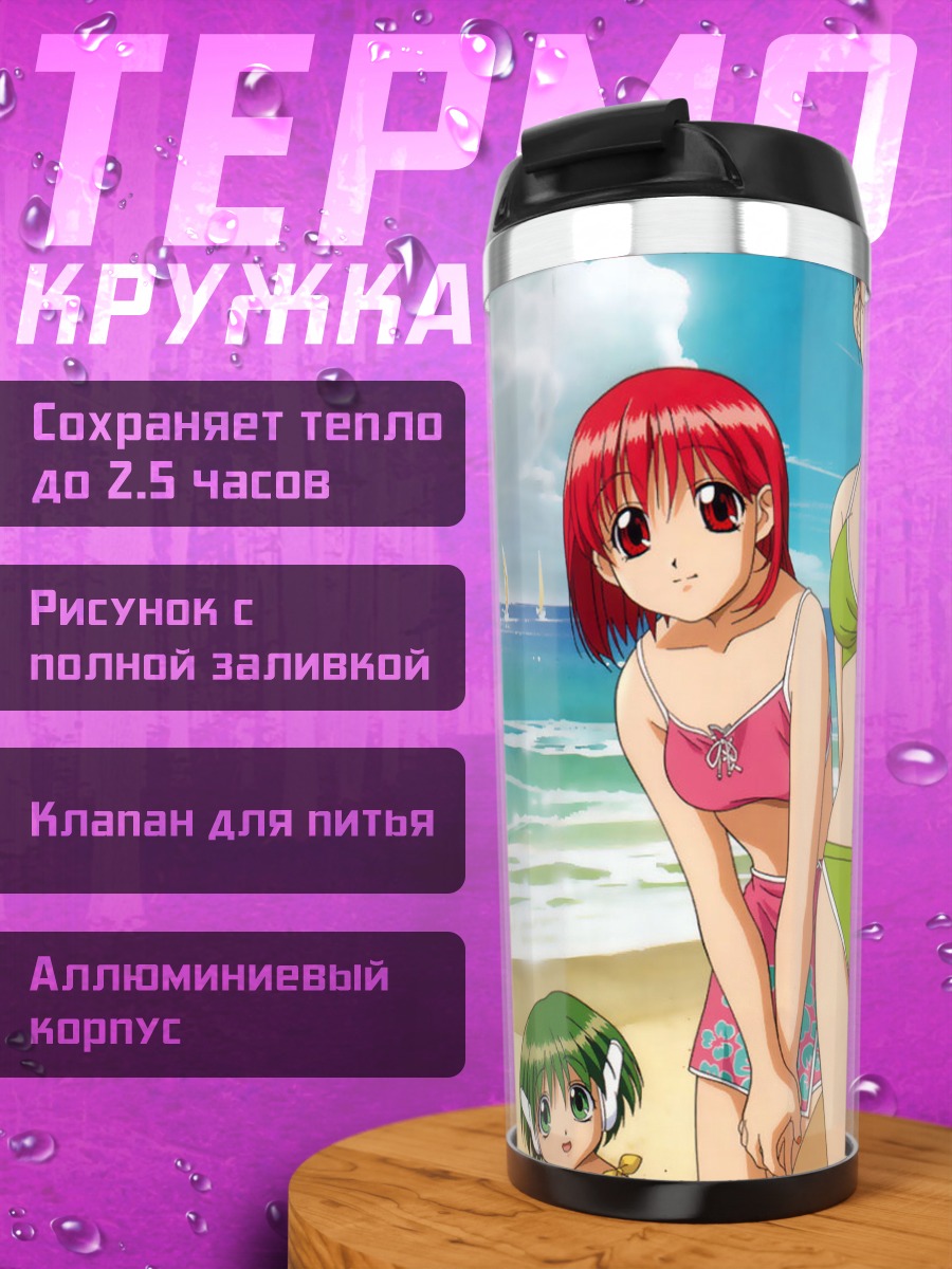 Термокружка Девушки To Heart на пляже