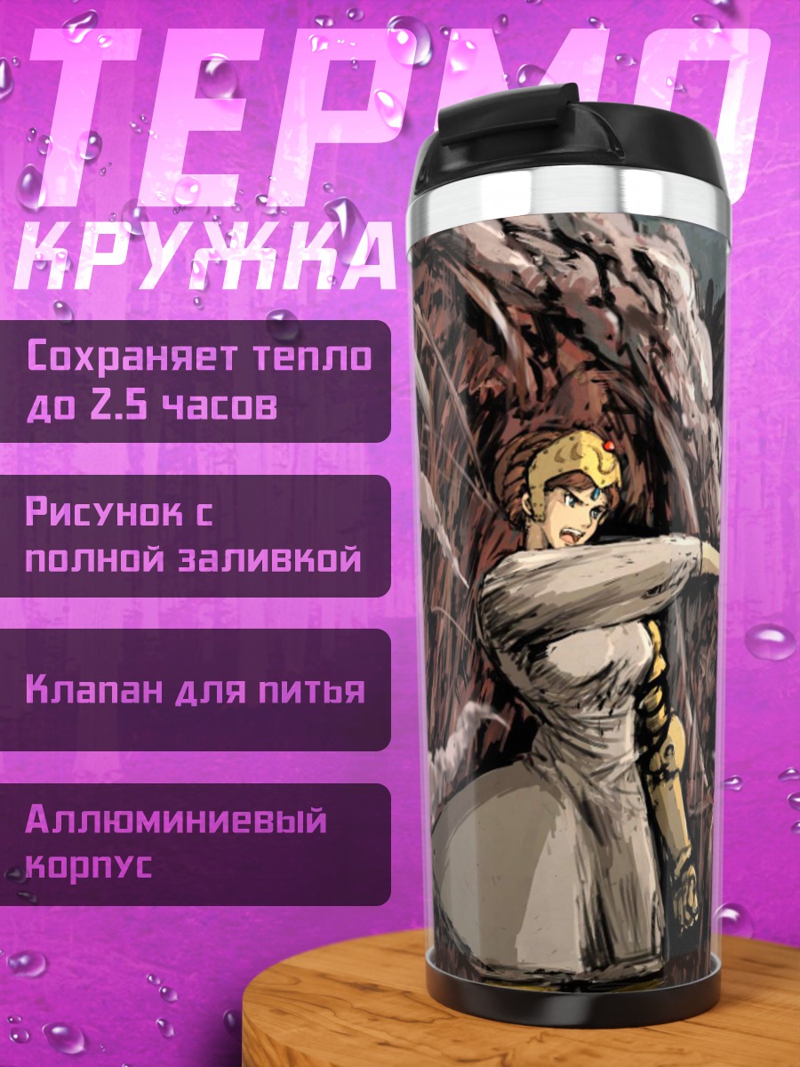 Термокружка Девушка и робот