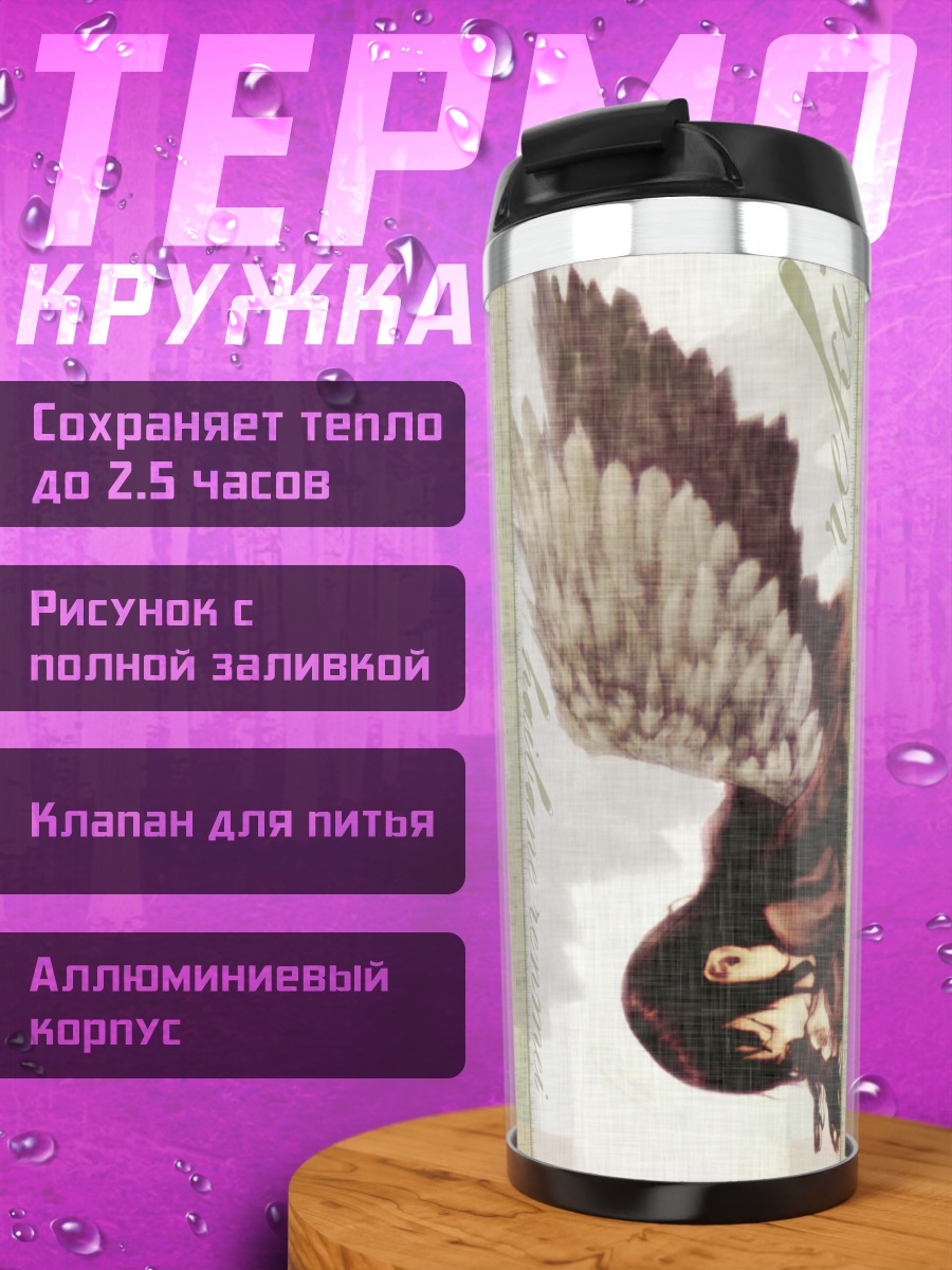 Термокружка Рэкки в крыльях
