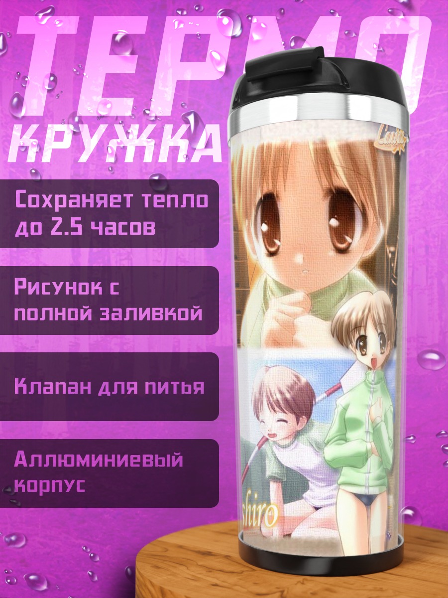 Термокружка Юзу Нанаширо в коллаже